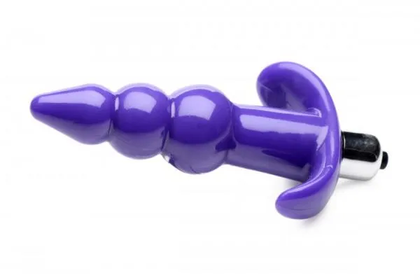 Frisky Anal Ribbed Vibrating Butt Plug Purple Frisky Anal Ribbed Vibrating Butt Plug Purple