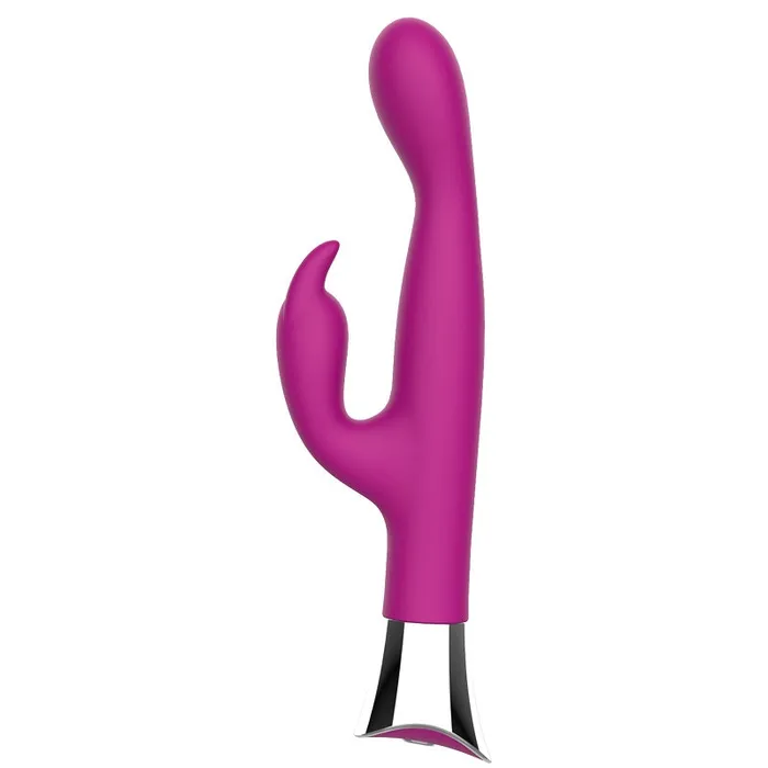 Loving Joy Loving Joy 10 Function Slim Silicone Rabbit Vibrator Purple Vibrators