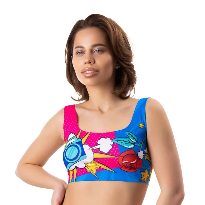 Comics Curios Crop Top Small MeMeMe Lingerie Mememe Lingerie Male Sex Toys