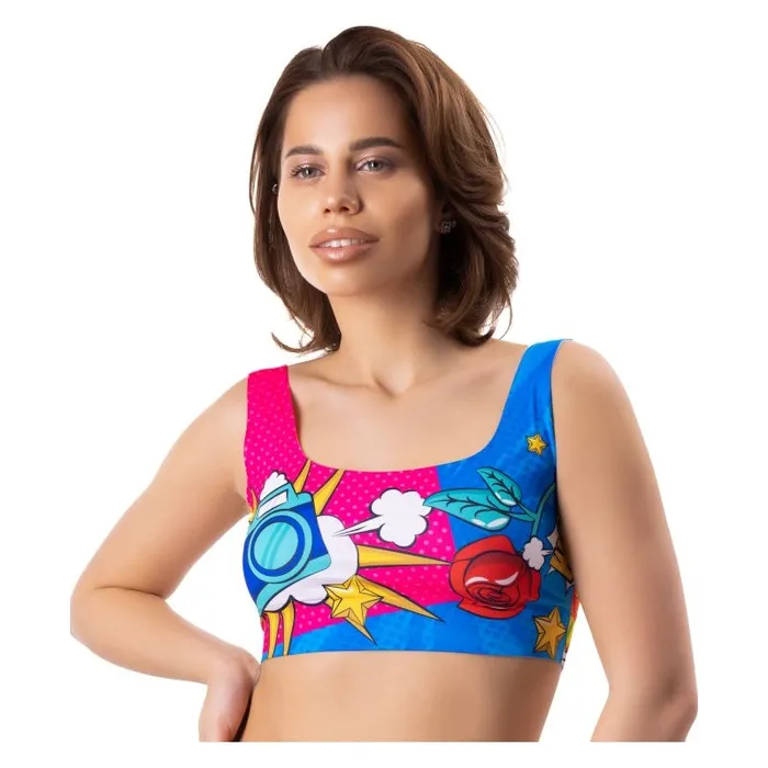 Comics Curios Crop Top Small MeMeMe Lingerie Mememe Lingerie Male Sex Toys