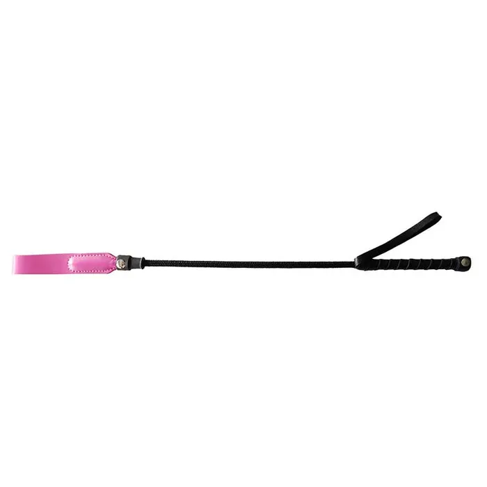 iloveexcitement Anal Rouge Leather Riding Crop Slim Tip