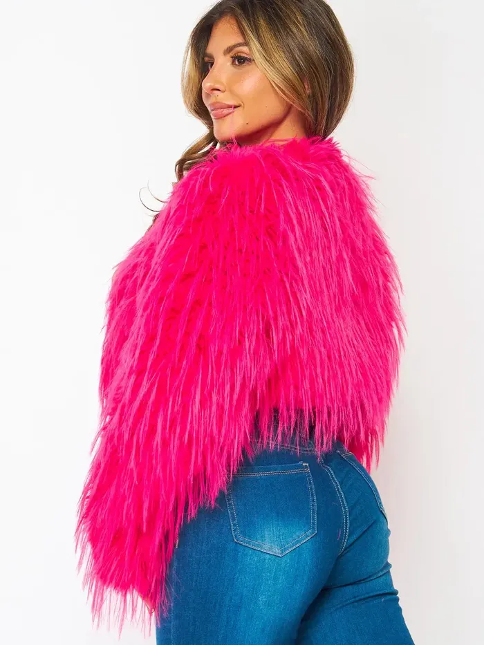 Lana Hot Pink Fur Coat Hot and Delucious Vibrators Lana Hot Pink Fur Coat Hot and Delucious Vibrators