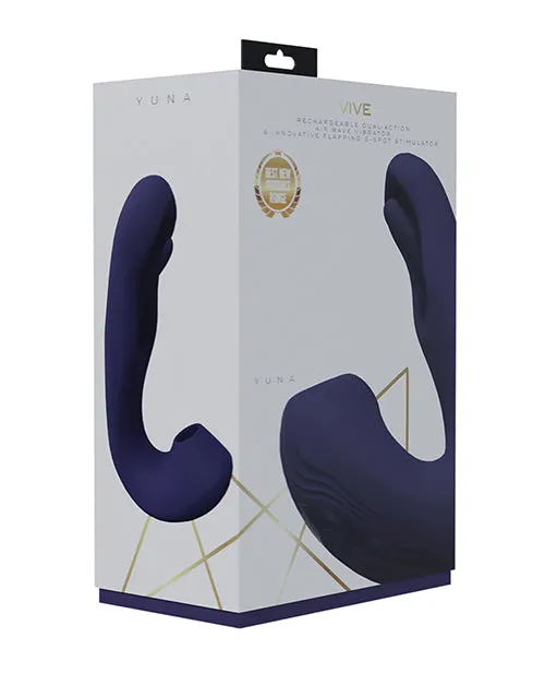 Shots America LLC Vibrators Shots Vive Yuna Dual Action Airwave Vibrator Gspot Stimulator Shots America LLC Vibrators Shots Vive Yuna Dual Action Airwave Vibrator Gspot Stimulator