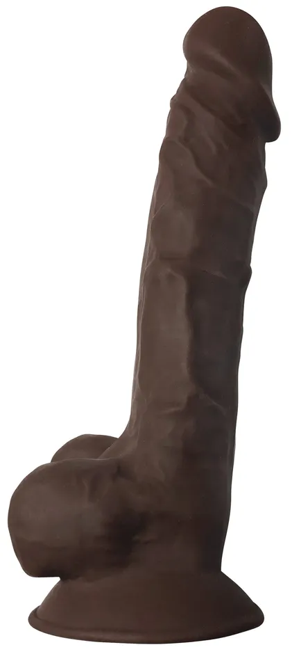 Female Sex Toys Curve Toys Silexpan Hypoallergenic Silicone Brown Bendable Dildo With Balls Available in 7 8 9 Female Sex Toys Curve Toys Silexpan Hypoallergenic Silicone Brown Bendable Dildo With Balls Available in 7 8 9