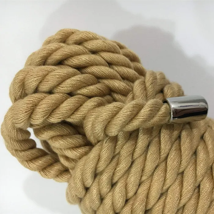 High Quality Brown Shibari Rope CHASTITY CAGE CO Vibrators
