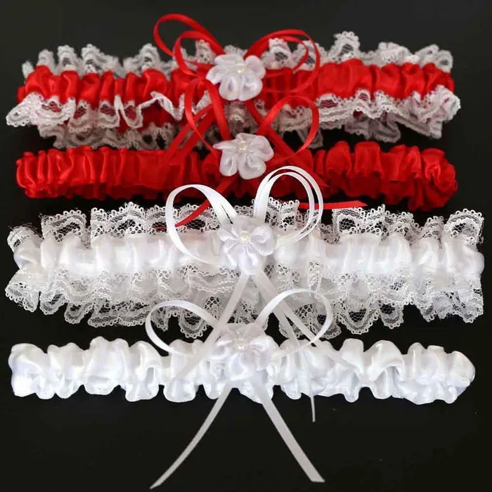 House of Dasein Anal Garter Belts Ruffled Garter Belt Set Kawaii Lingerie Women