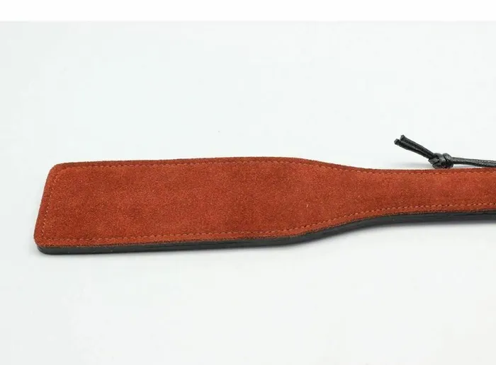 House of Dasein Couples Paddles Luxury Brown Leather Spanking Paddle Suede Spanker Bdsm Impact Play Fetish