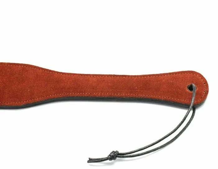 House of Dasein Couples Paddles Luxury Brown Leather Spanking Paddle Suede Spanker Bdsm Impact Play Fetish