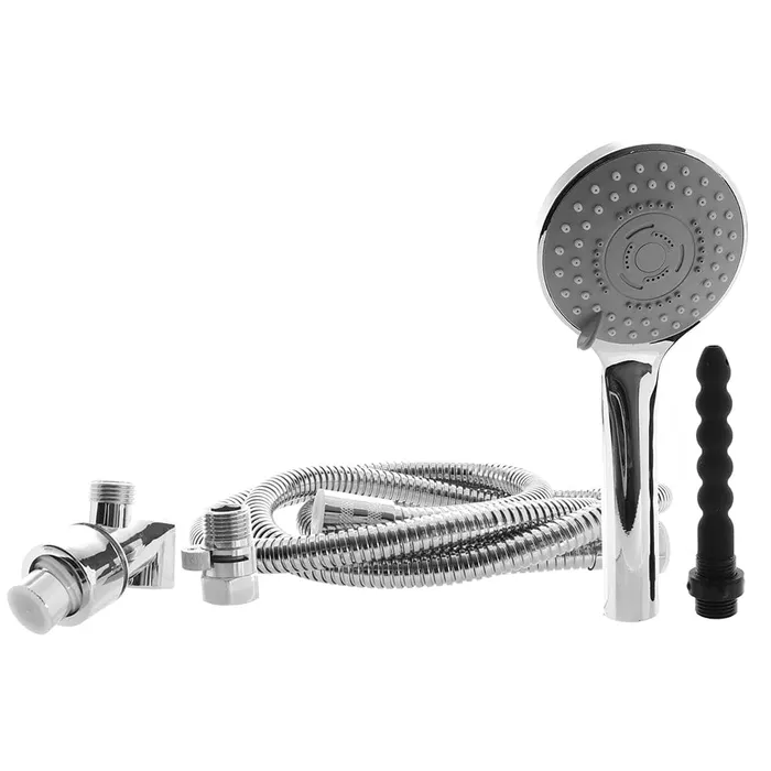 pink cherry Anal XR Brands Clean Stream Discreet Shower Enema Set