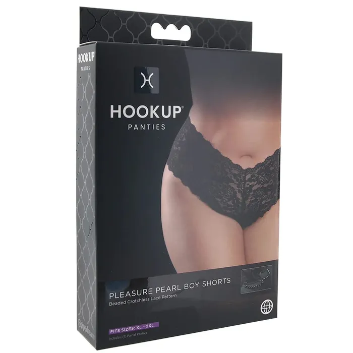 pink cherry Pipedream Hookup Lace Boy Shorts With Pleasure Pearls Female Sex Toys pink cherry Pipedream Hookup Lace Boy Shorts With Pleasure Pearls Female Sex Toys