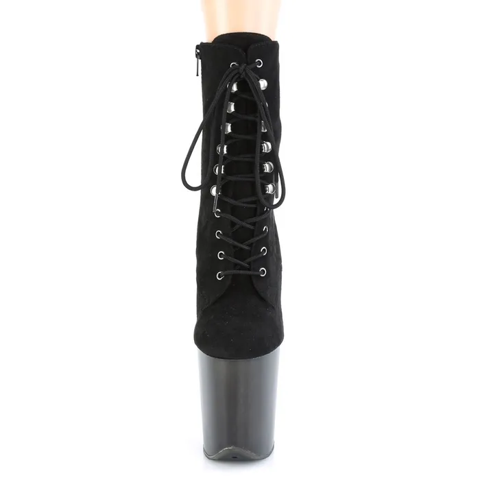 SeductiveA803 Exotic Boot Black Faux Suede CHASTITY CAGE CO Anal SeductiveA803 Exotic Boot Black Faux Suede CHASTITY CAGE CO Anal