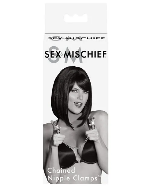 Sportsheets Sex Mischief Chained Nipple Clamps Couples