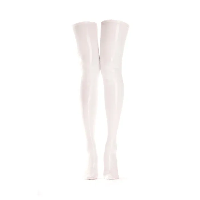 Stockings Sexy Wetlook Thigh High Over The Knee Faux Latex Costume House of Dasein Male Sex Toys