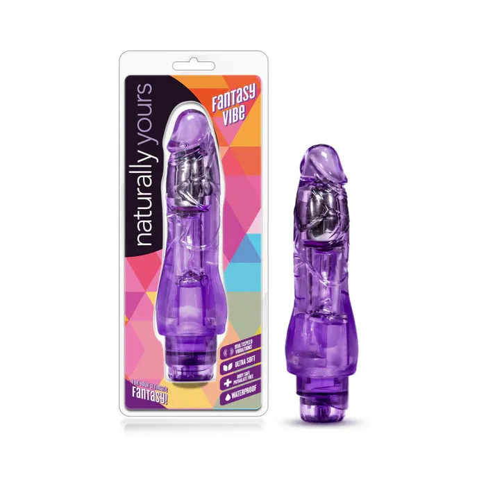 Vibrators BLUSH NOVELTIES BL Naturally Yours Fantasy Vibe 85 Purple