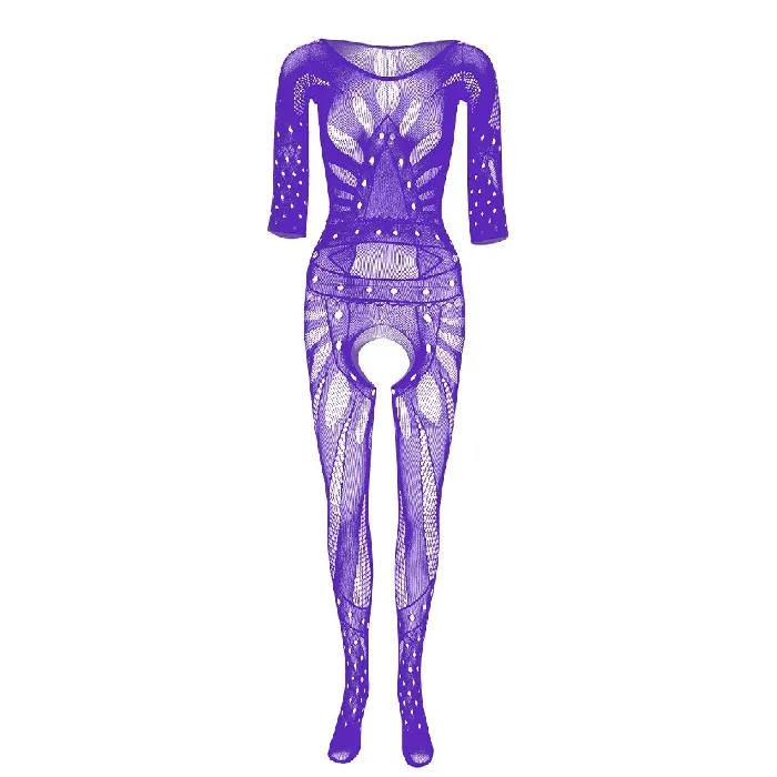 Bodystockings Playsuits EVEs SECRETS Womens Sexy Bodysuit Fishnet Erotic Bodystocking Mesh Pantyhose for Ladies