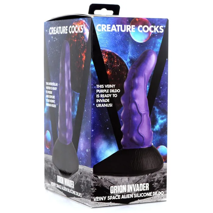 Creature Cocks ORION INVADER VEINY SPACE ALIEN Silicone Dildo XR Brands Dildos