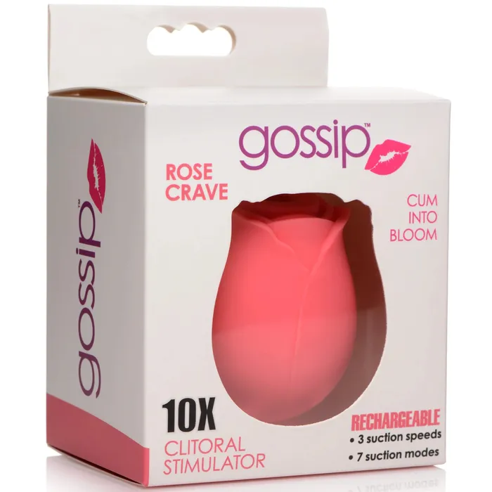 Curve Toys Female Sex Toys Gossip CUM INTO BLOOM Clitoral Suction Stimulator Rose Crave Rose Flower Vibrator