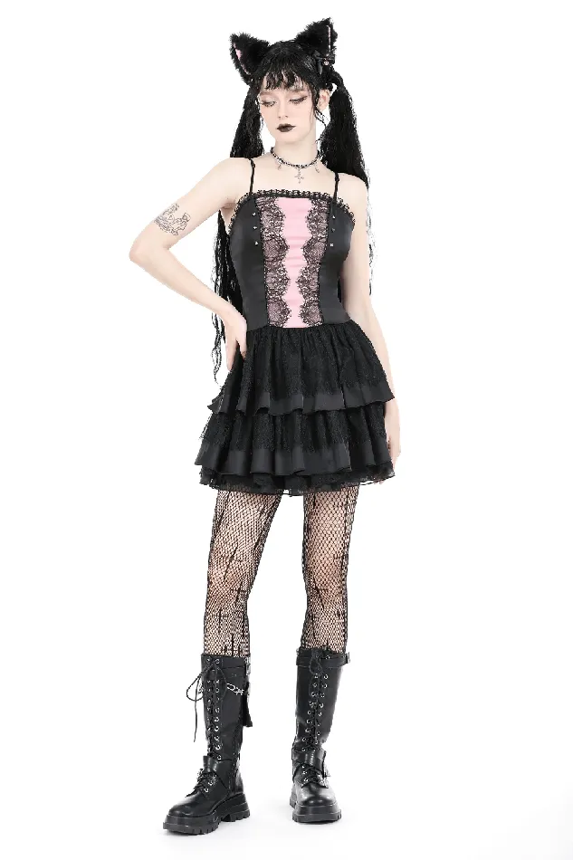 EVEs SECRETS Lace Layered Mini Dress with Victorian Inspiration Female Sex Toys