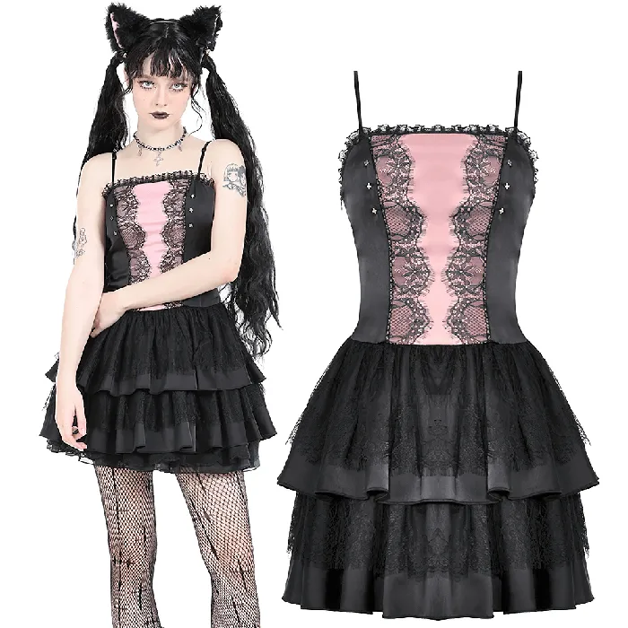 EVEs SECRETS Lace Layered Mini Dress with Victorian Inspiration Female Sex Toys