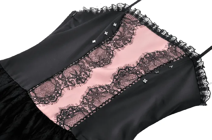 EVEs SECRETS Lace Layered Mini Dress with Victorian Inspiration Female Sex Toys