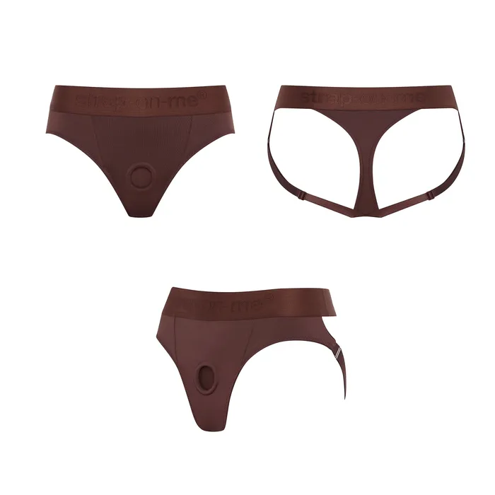 Lingerie Heroine Harness Chocolate Straponme Female Sex Toys