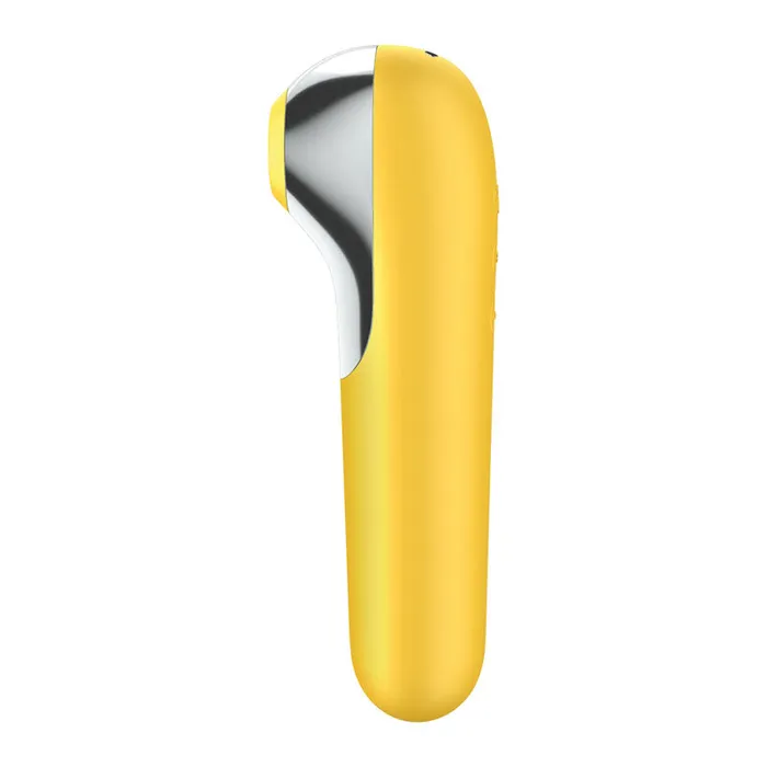 LonBrook Vibrators Satisfyer Dual Love Air Pulse Vibe Yellow