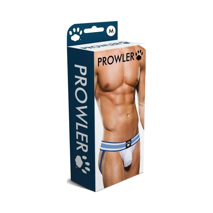 Vibrators Prowler Prowler Jock White and Blue Medium