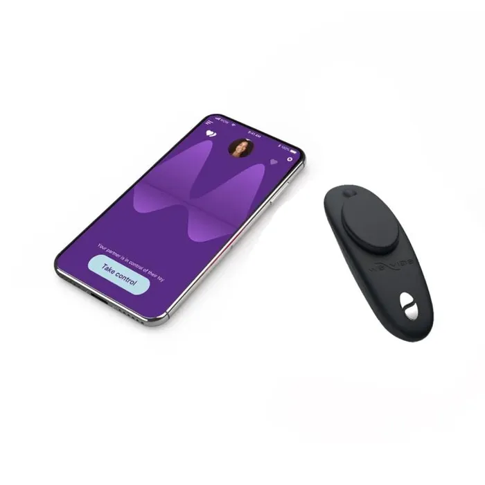 WeVibe Vibrators WeVibe Moxie Panty App Controlled Vibrator Aqua Black