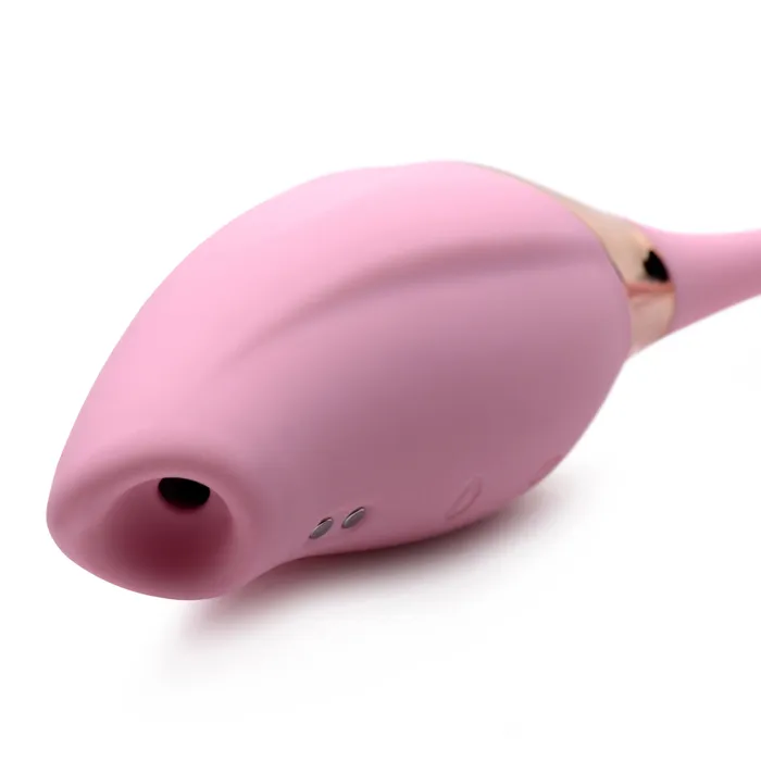XR Brands Inmi Shegasm 8x Tandem Plus Silicone Suction Clit Stimulator and Egg Female Sex Toys XR Brands Inmi Shegasm 8x Tandem Plus Silicone Suction Clit Stimulator and Egg Female Sex Toys