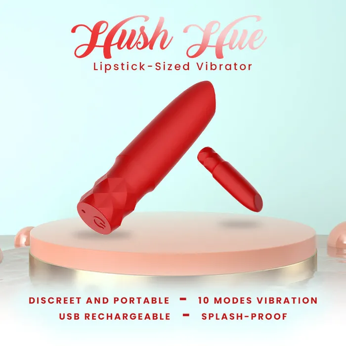 FRISKY BUSINESS SG Female Sex Toys Hush Hue LipstickSized Vibrator