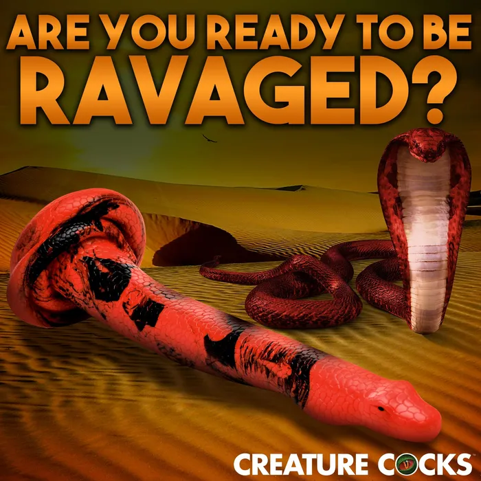 King Cobra XLarge 18 Long Silicone Creature Dildo XR Brands Dildos