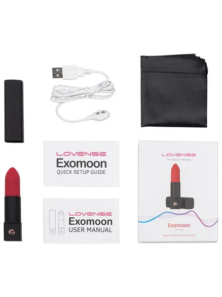 Lovense Exomoon Bluetooth Secret Lipstick Vibrator Calvista Female Sex Toys