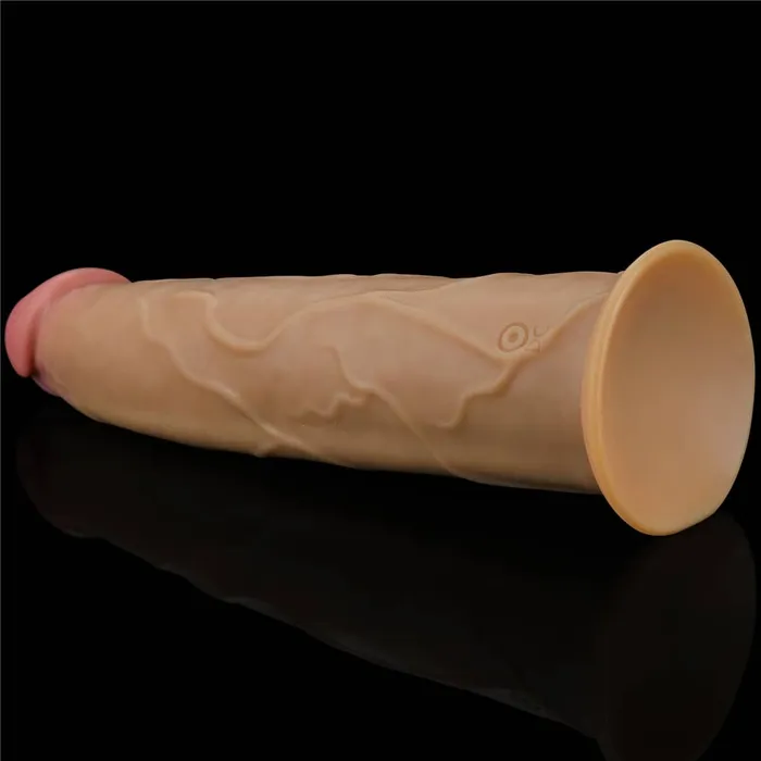 LOVETOY Dildos 90 Dual Density Platinum Silicone Dildo