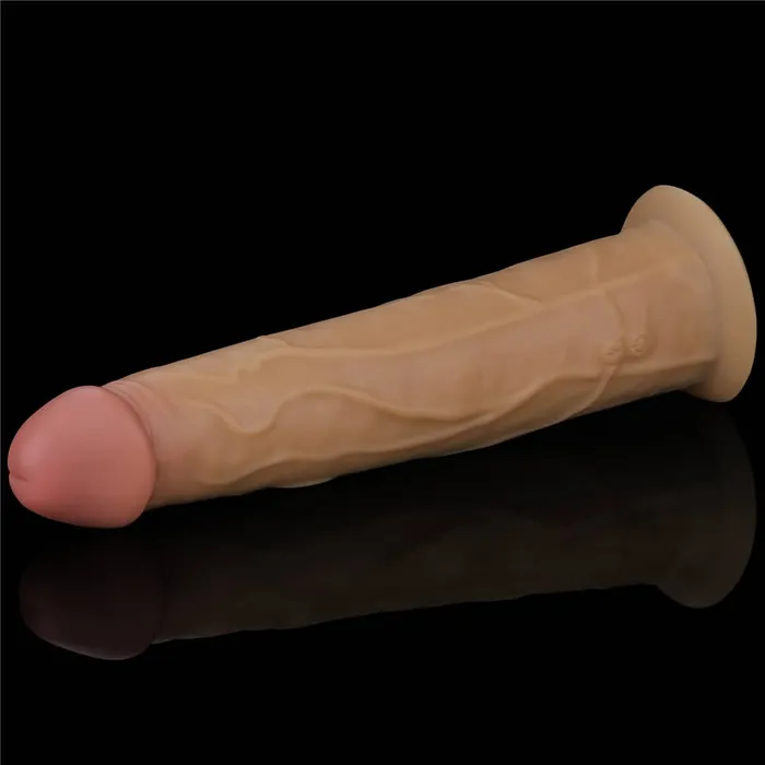 LOVETOY Dildos 90 Dual Density Platinum Silicone Dildo