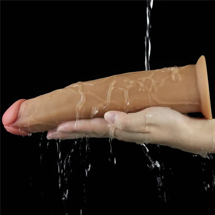 LOVETOY Dildos 90 Dual Density Platinum Silicone Dildo