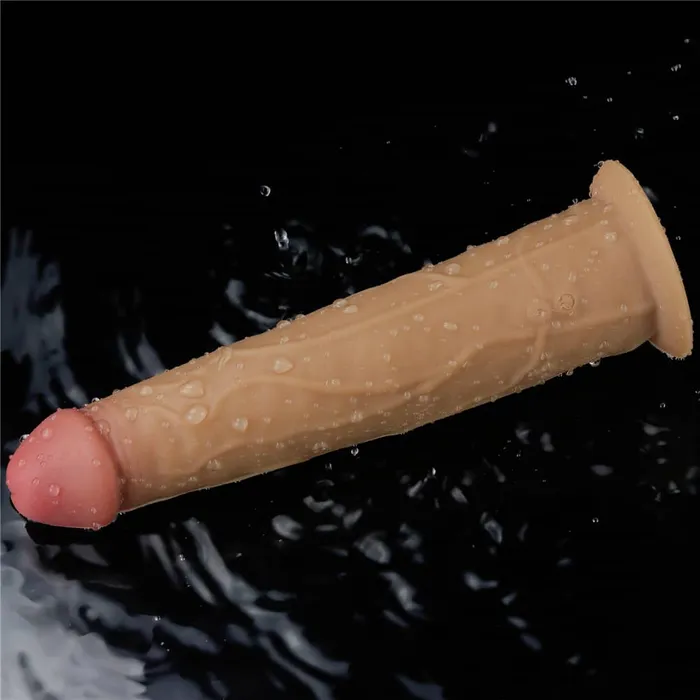 LOVETOY Dildos 90 Dual Density Platinum Silicone Dildo