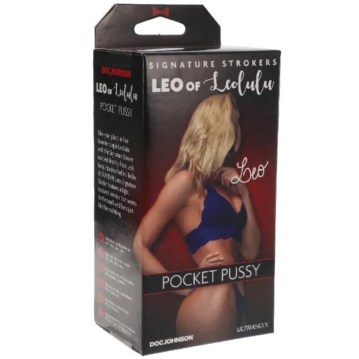 Male Sex Toys Doc Johnson Signature Strokers Leo of Leolulu ULTRASKYN Pocket Pussy Stroker Male Sex Toys Doc Johnson Signature Strokers Leo of Leolulu ULTRASKYN Pocket Pussy Stroker