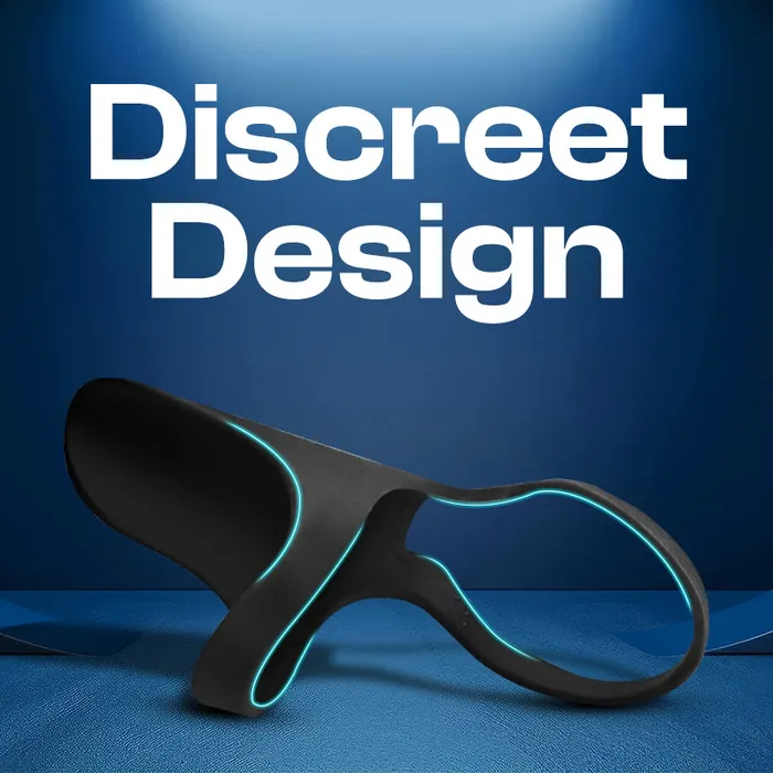 Male Sex Toys FRISKY BUSINESS SG Shark Stylish Double Silicone Cock Ring