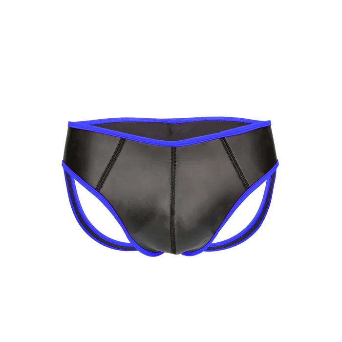 Ouch Anal Ouch Neoprene Jock Strap Blue