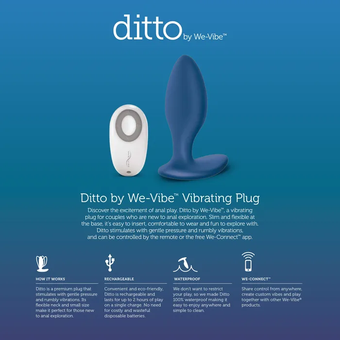 WeVibe Ditto Vibrating Anal Plug WeVibe Male Sex Toys